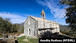 NAGORNO-KARABAKH -- A view of an Armenian church in the town of Hadrut, November 25, 2020