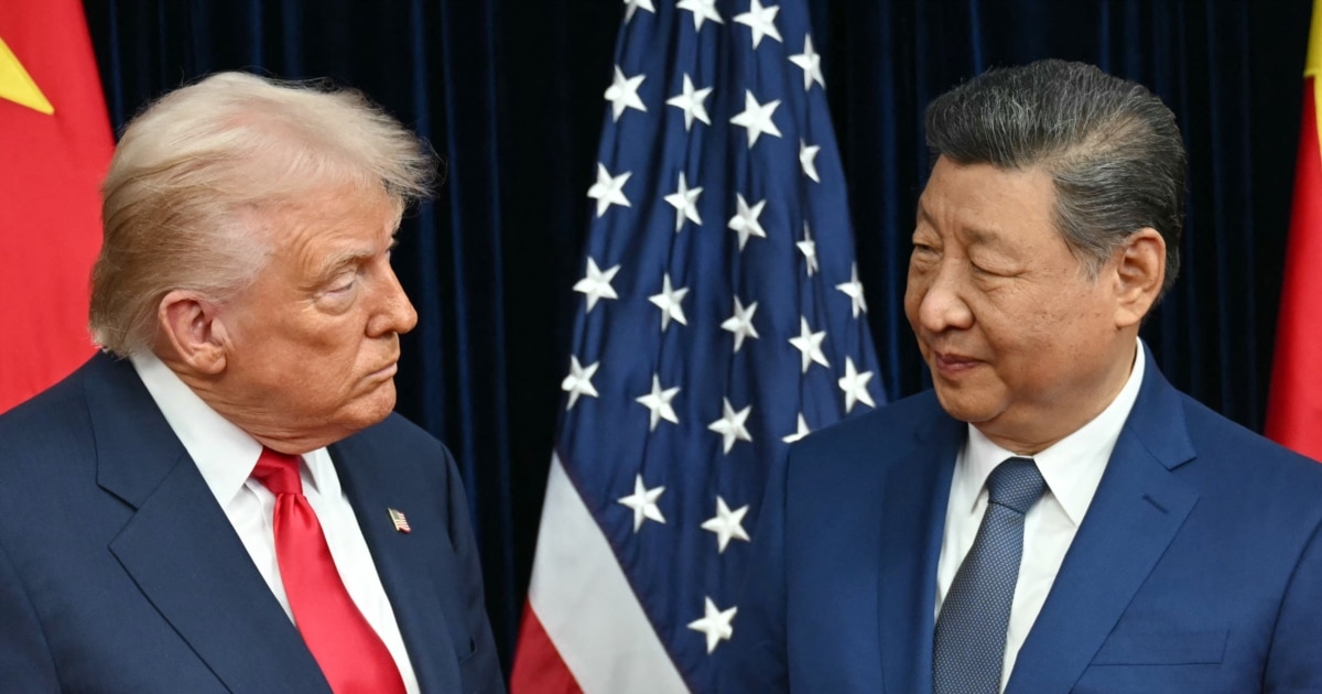 დონალდ ტრამპი სი ძინპინს ხვდება