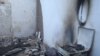 Один из сожженных домов в чеченском селе Янди, принадлежащий, предположительно, участникам событий в Грозном 4 декабря