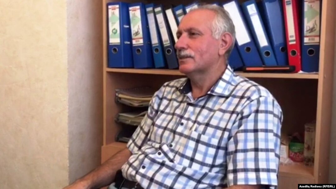 Mehman Aliyev in Baku earlier this month