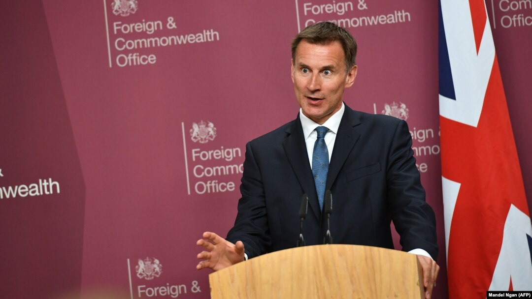 British Foreign Secretary Jeremy Hunt