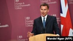 British Foreign Secretary Jeremy Hunt