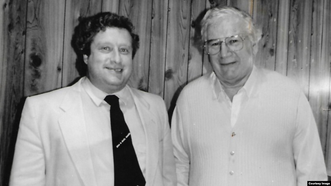 Виталий Витальев и Питер Устинов, Мельбурн, 1991 год