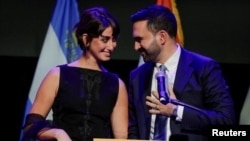 زهران ممدانی و همسرش