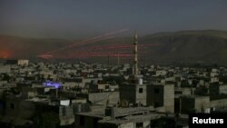 Перастрэлкі паміж урадавымі войскамі і войскамі "Арміі Ісламу" пад Дамаскам