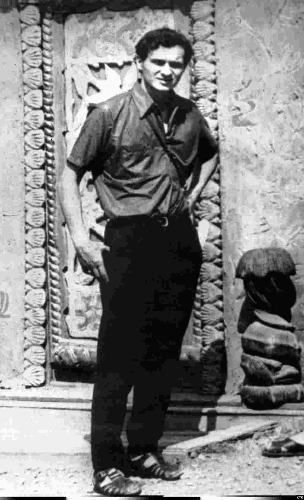 Palach in the summer of 1967 in Samarkand, Uzbekistan. He studied history at Charles University in Prague.