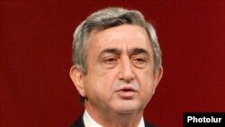 Armenian President Serzh Sarkisian