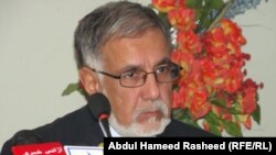 محمد دایم کاکر رییس ادارهء مبارزه با حوادث طبیعی افغانستان