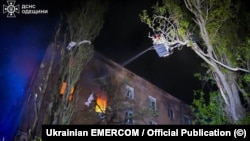 Posljedice napada ruskih dronova na Odesu, u Ukrajini, 30. aprila.