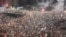 Studenti i demonstranti na velikom antivladinom protestu u Beogradu, Srbija, 15. marta 2025. godine.