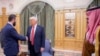  Ахмэд аш-Шараа і Дональд Трамп. Эр-Рыяд, 14 траўня 2025 году