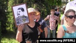 Тошкентда 2016 йили рухсатсиз ўтказилган "Ўлмас полк" акцияси иштирокчилари