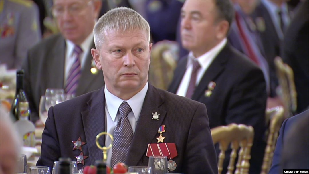 Андрей Трошев, "исполнительный директор" "ЧВК Вагнера", на приеме в Кремле
