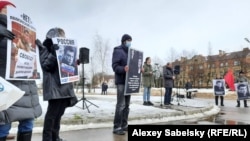 Митинг памяти Бориса Немцова в Великом Новгороде (архивное фото) 