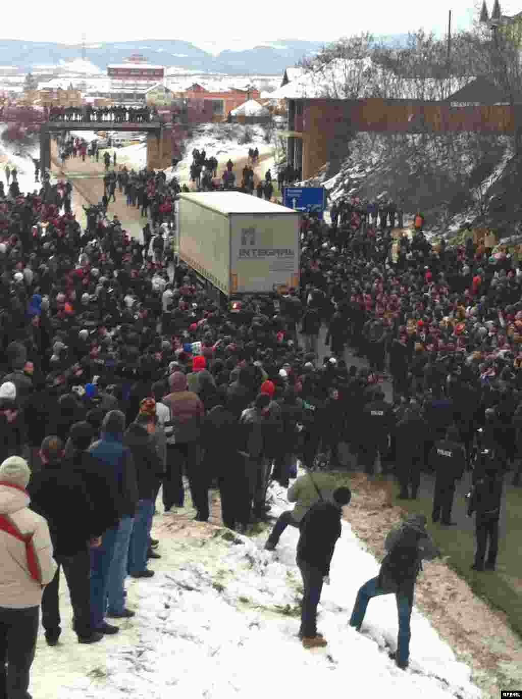 Protest pristalica Samoopredeljenja, 22. januar 2012.