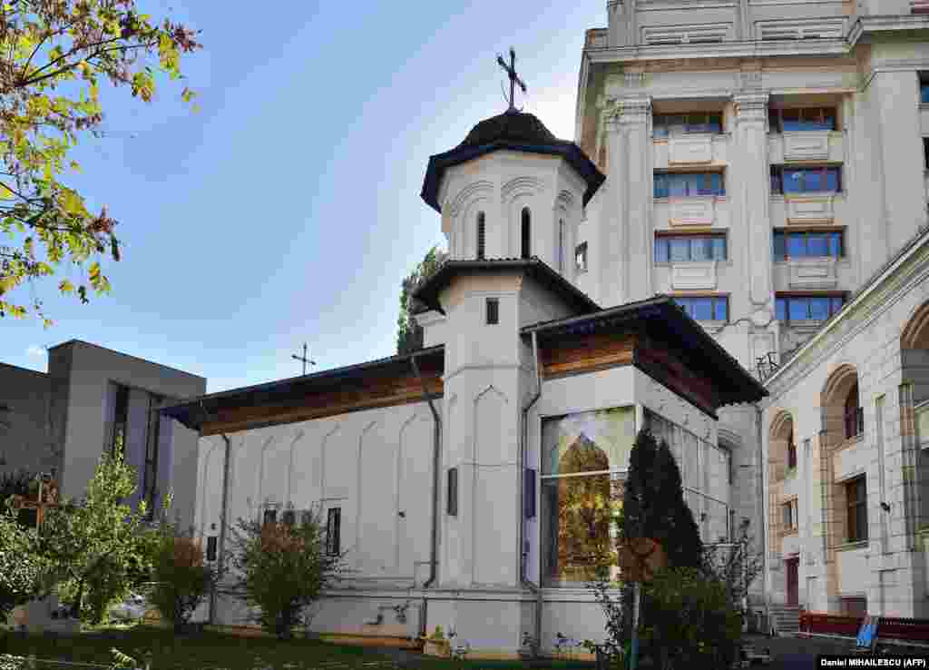 Schitul Maicilor Church in Bucharest on October 30, 2017.