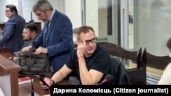 Колишній заступник голови Офісу президента України Андрій Смирнов під час судового засідання у Вищому антикорупційному суді. 18 березня 2026 року