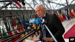Șeful diplomației UE, Josep Borrell, a criticat Ungaria pentru că blochează ajutorul militar european pentru Ucraina.