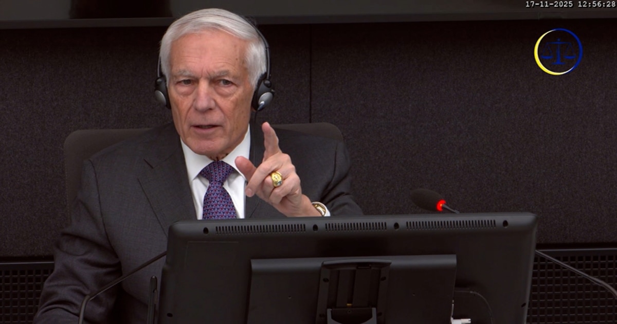 Clark e vazhdon dëshminë në mbrojtje të Thaçit në Hagë