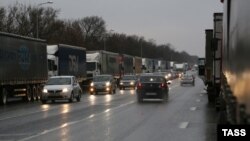 Далекобійники у російському Белгороді, 19 листопада 2015 року