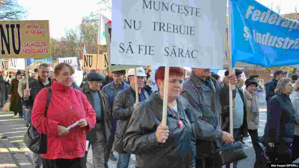 Printre protestatari.