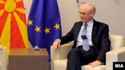 Поранешниот претседателот на Европскиот Совет, Херман ван Ромпуј. 