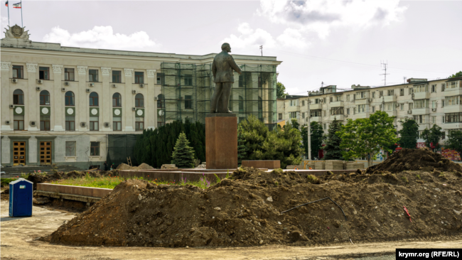 Реконструкция площади Ленина в Симферополе, 2021 год