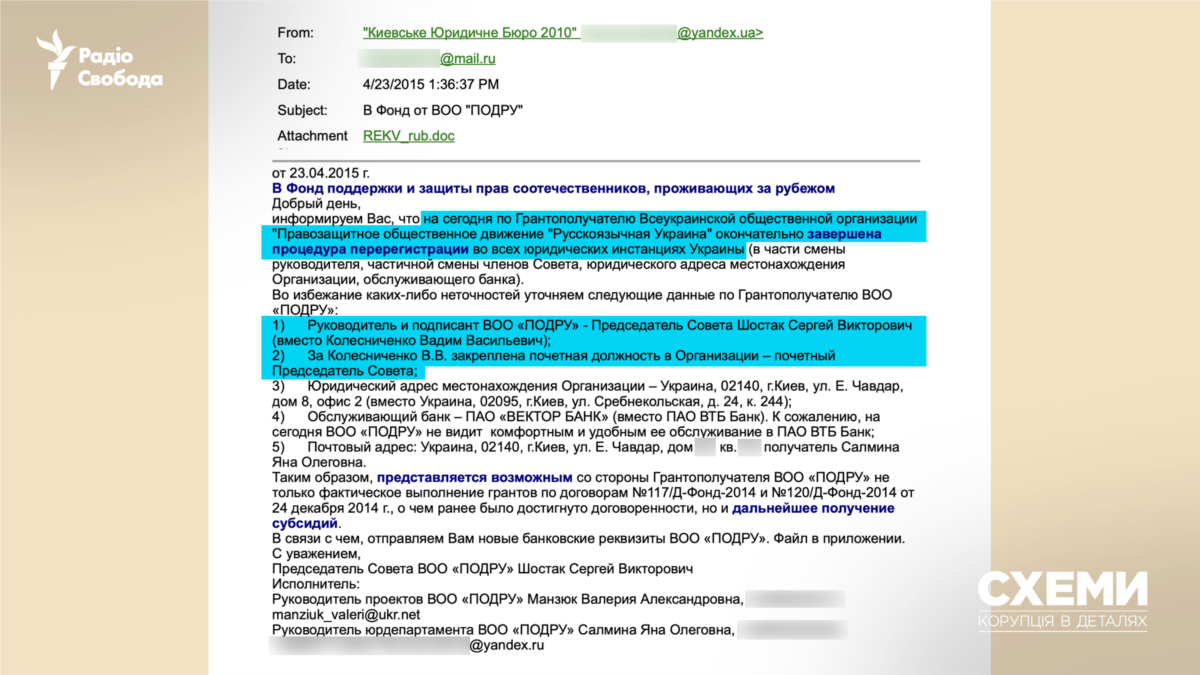Головна консультантка Верховної Ради отримувала гроші з Москви на проросійські проєкти в Україні – «Схеми»