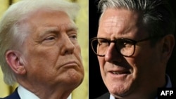  U.S. President Donald Trump (left) and U.K Prime Minister Keir Starmer (composite file photo)