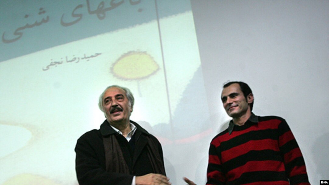 محمد علی سپانلو در مراسم اهدای جایزه گلشیری