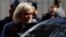 French far-right leader Marine Le Pen leaves a courthouse in Paris on March 31.
