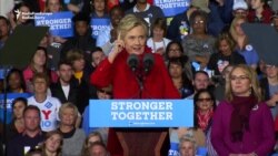 Trump, Clinton Rally Support, As Last Week Of Campaign Begins