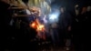 Протестующие сожгли флаг России на акции у парламента Грузии, 15 июня