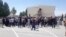 Kyrgyzstan Bishkek Riot at observation camps for COVID-19