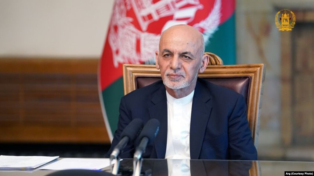 Afghan President Ashraf Ghani, pictured at the 14th #ECOSummit: Afghanistan on March 6, has said the transfer of power through elections is a “nonnegotiable principle” that outside parties are welcome to weigh in on. 