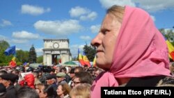 Protest antiguvernamental la Chișinău