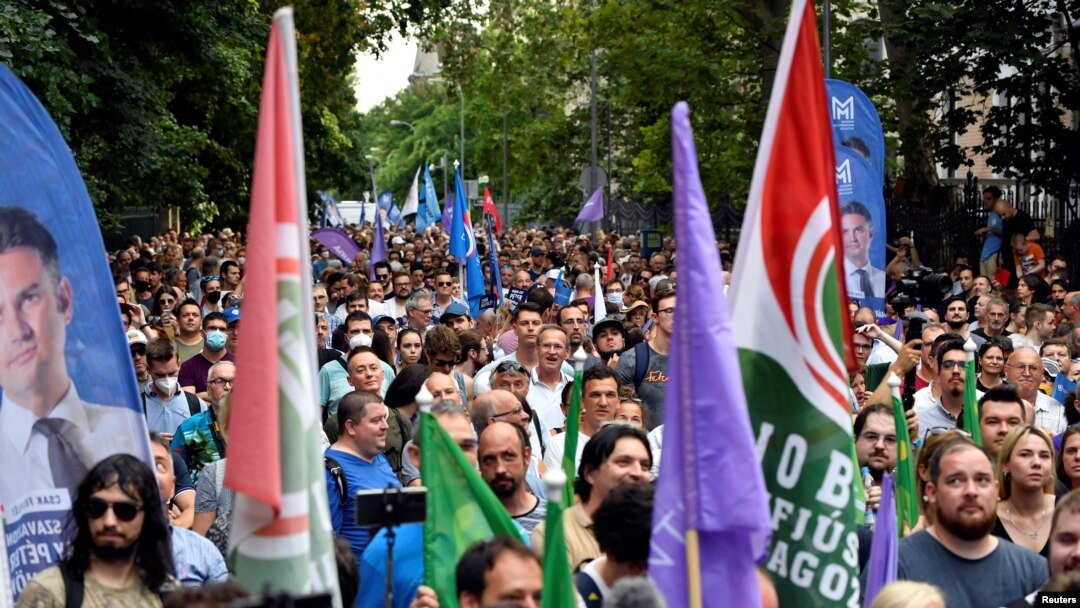 Протестите в Будапеща бяха свързани с подозренията, че правителството е използвало "Пегас", за да подслушва активисти и журналисти