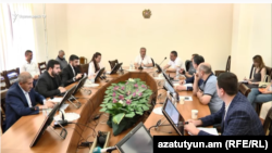 Armenia -A meeting of the Armenian parliament Committee on Defense and Security, August 31, 2021.