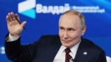 Очільник Росії Путін виступає під час щорічної міжнародної конференції дискусійного клубу «Валдай» у Сочі. Росія, 2 жовтня 2025 року