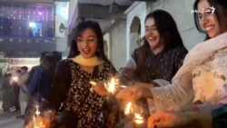 پاکستان کې مېشت ګڼ هندوان د ديوالي رسم لمانځي