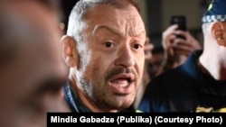 ბექა ოდიშარიამ დემონსტრანტებს აგინა და ჟურნალისტს შეურაცხყოფა მიაყენა. მინდია გაბაძის („პუბლიკა“) ფოტო