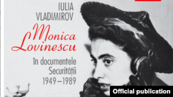 „Monica Lovinescu în documentele Securității. 1949-1989”, detaliu de pe copertă.