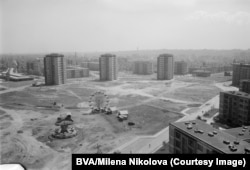 Suburbia Hipodruma din Sofia, fotografiată în 1966.