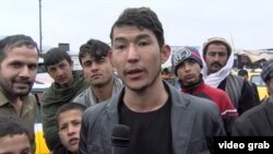 Young Afghan migrants planning to leave for Europe earlier this year.
