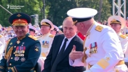 Putin Observes Annual Russian Naval Parade