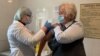 Вакцинація в геріатричному відділенні Бородянського психоневрологічного інтернату, Київська область, 18 квітня 2021 року