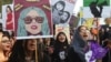 FILE: Pakistani women activists during a rally for women rights on International Women's Day in Lahore on March 8, 2019.