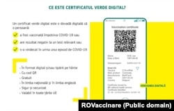 Adeverința electronică verde va acoperi trei tipuri de adeverințe: de vaccinare, de testare (prin teste RT-PCR sau teste antigenice rapide) și de vindecare.