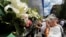 Families of the victims and the people of Sarajevo pay their respects to those killed in the Srebrenica genocide, Sarajevo, July 9, 2026.