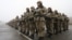 Armenia - Armenian army soldiers are lined up at a military base in Tavush province, 2Dec2016.